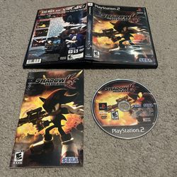Shadow the Hedgehog (Sony PlayStation 2, 2005) PS2 Complete CIB Black Label 