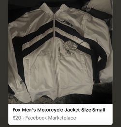Fox Racing Jacket Size small.
