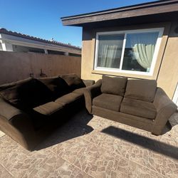 Brown Couches