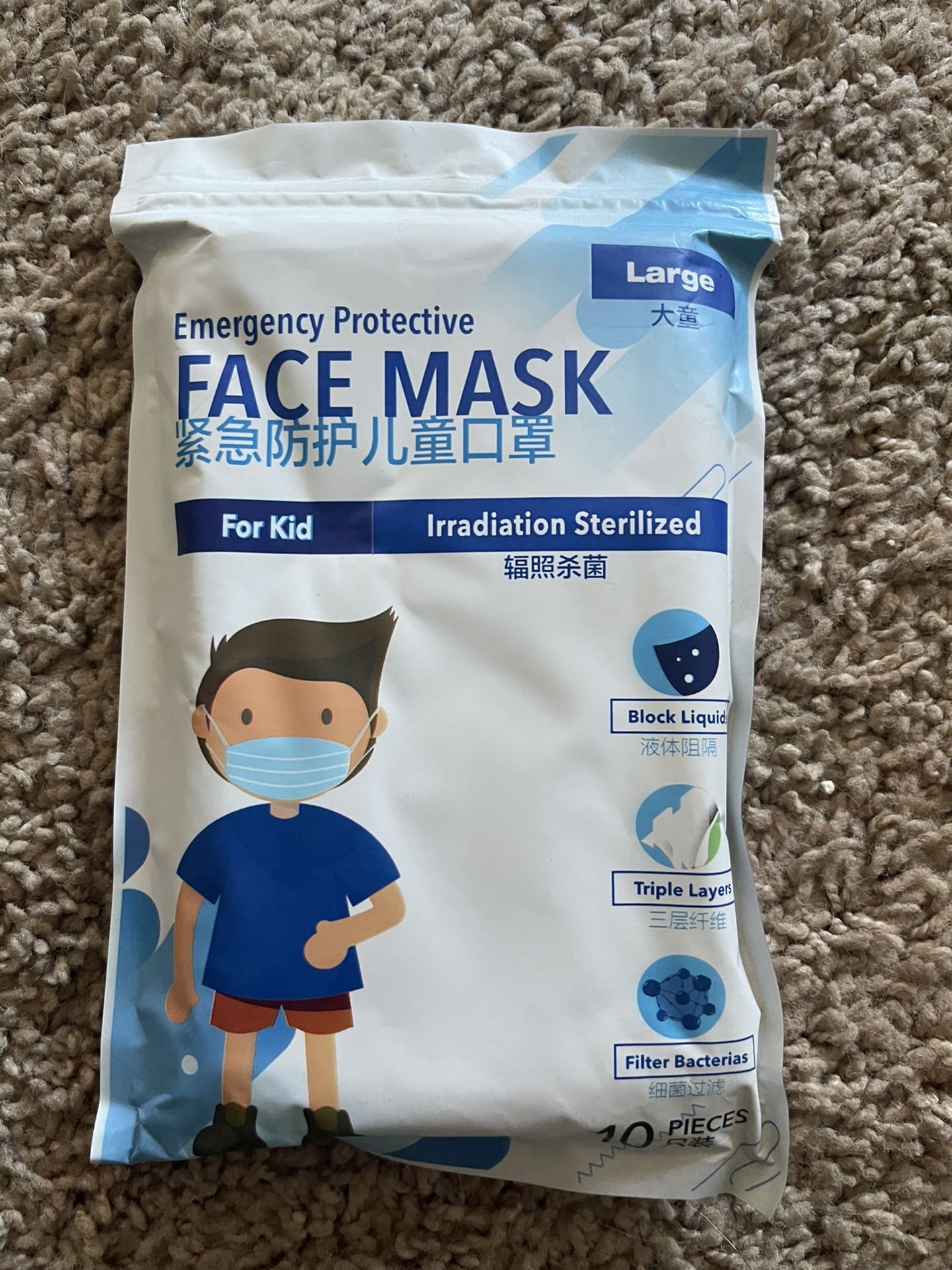 Face Mask - Large Kids Mask