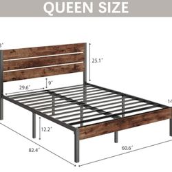 Fluest Queen Bed Frame 