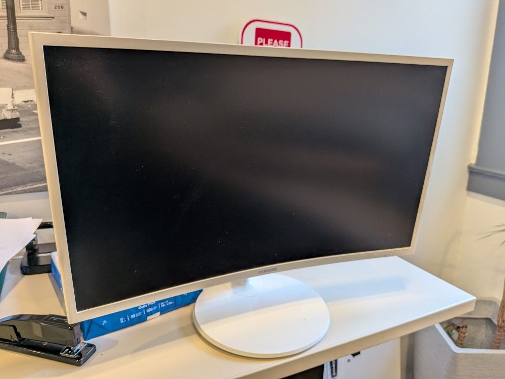 Samsung C27F391FHN White Curved Montior