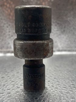 Snap On 3/8" Drive 3/8" Impact 6pt Swivel Universal Flex Socket IPF12 Used
