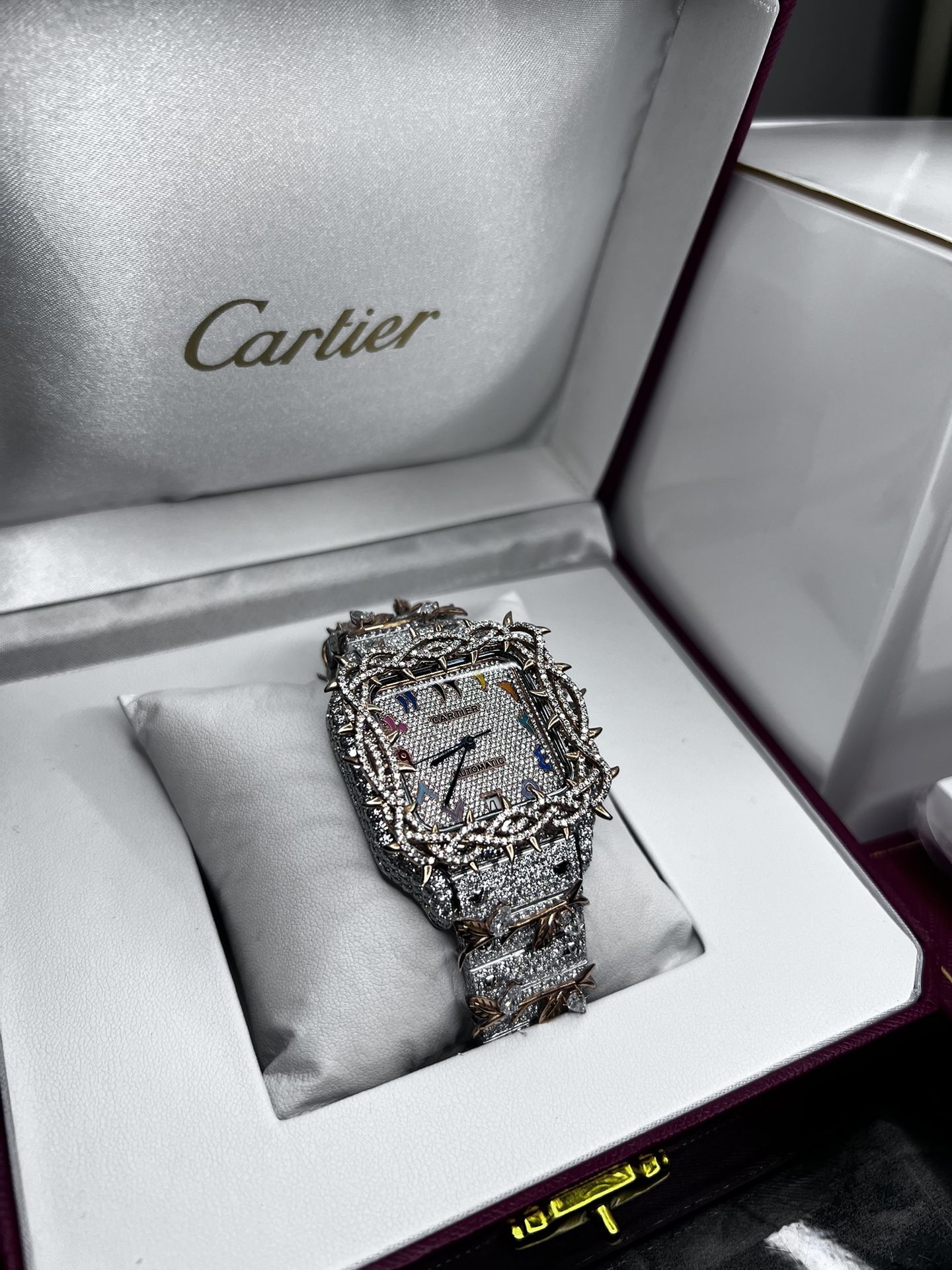 Moissanite Custom Thorn Cartier (Passes Diamond Tester)