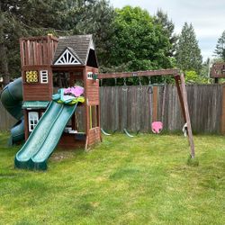 Outdoor Play Set By Cedar Summit Kid Kraft