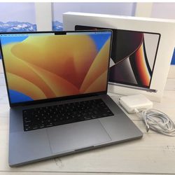 Apple MacBook Pro 2021 16" Laptop 512GB SSD 10C M1 Pro 16GB RAM Space Gray ue9