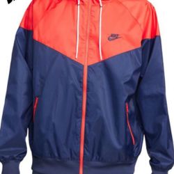 Nike Windrunner Windbreaker Full Zip Hoodie Brand New MENS Small Jacket 