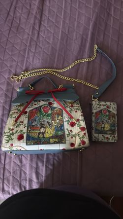 Beauty And the beast wallet and crossbag loungefly