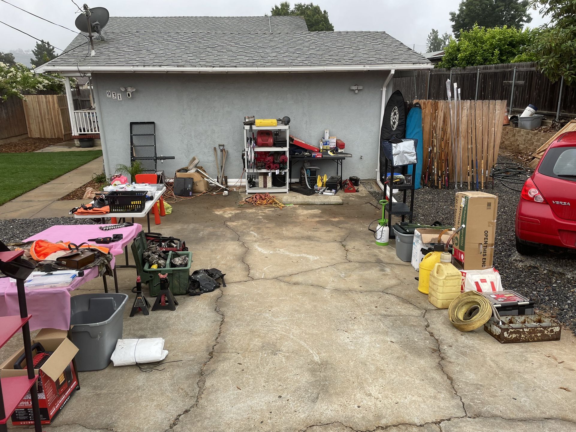 Tools Fishing And Garage Items