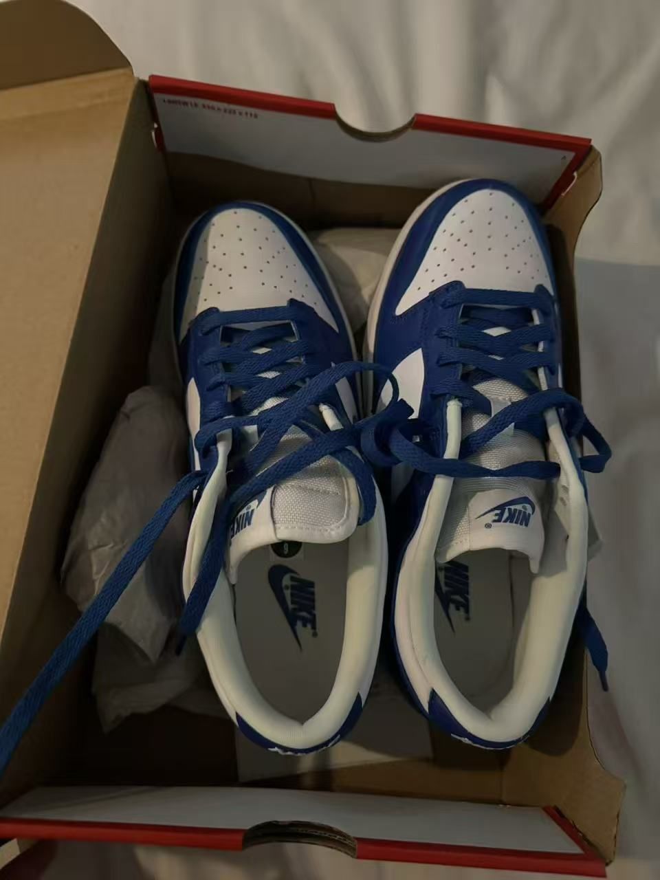 Nike Dunk Low SP White / Varsity Royal CU1726-100 Men's - US 9 / White× 1