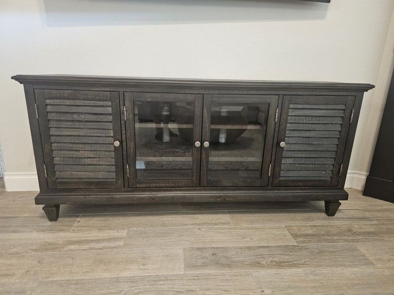 Star Furniture Console - Dark Rich Brown Woo