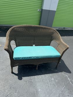 Wicker Outdoor Loveseat