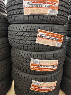 ✅📲205/55/16 vendo set de llantas nuevas Arroyo