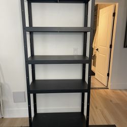 Ikea Black Metal Storage Shelve 