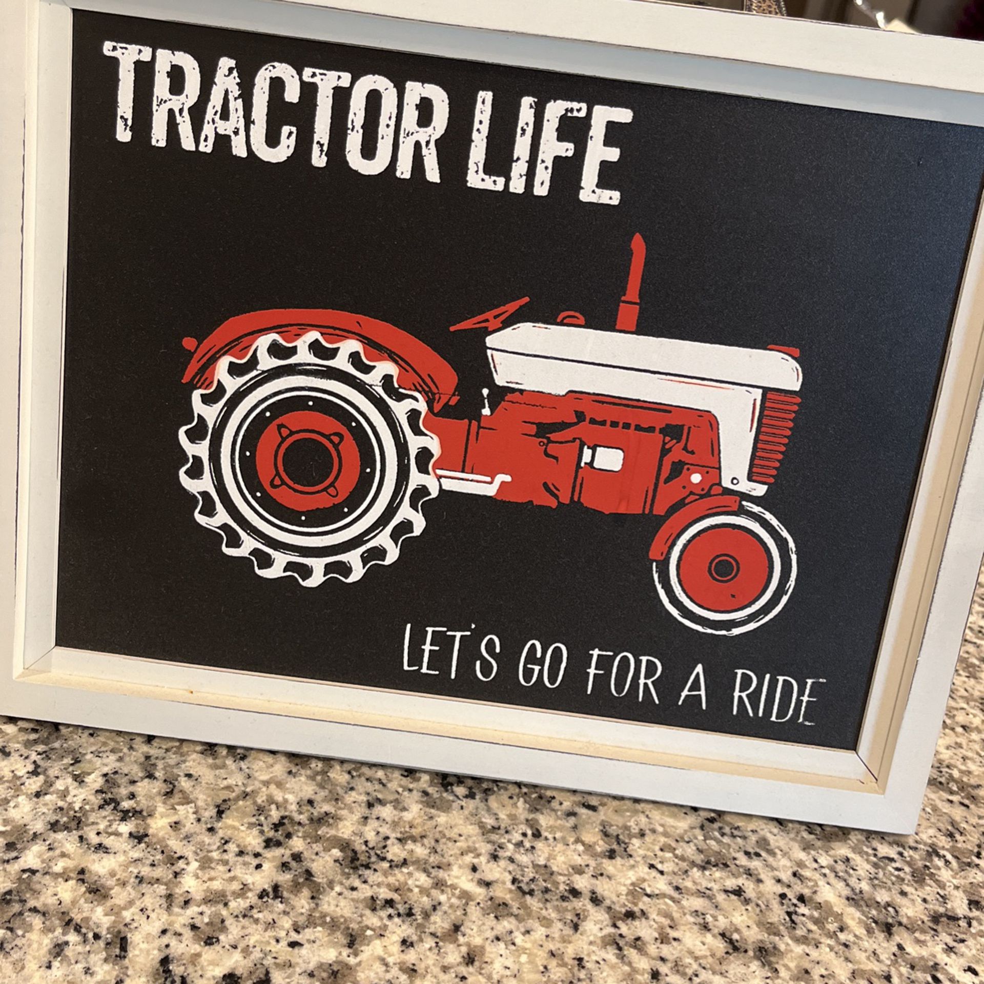 Farmhouse Tractor Life Frame