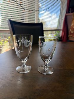 2 Copas pequeñas de princess house