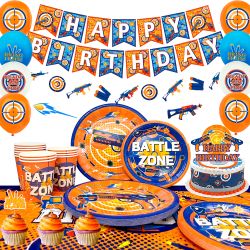 100pcs Dart War Birthday Decorations (New, Unopened)