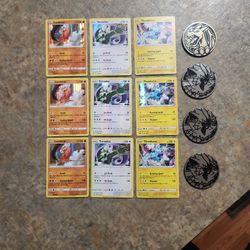 Pokemon Cards An Coins