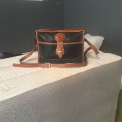 Purse OGGI DOMANI Leather Black Brown Crossbody Good 