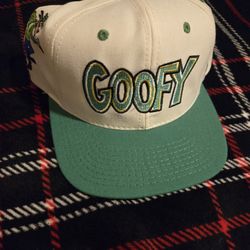 Vintage 90s Disney Goofy Snapback Hat New