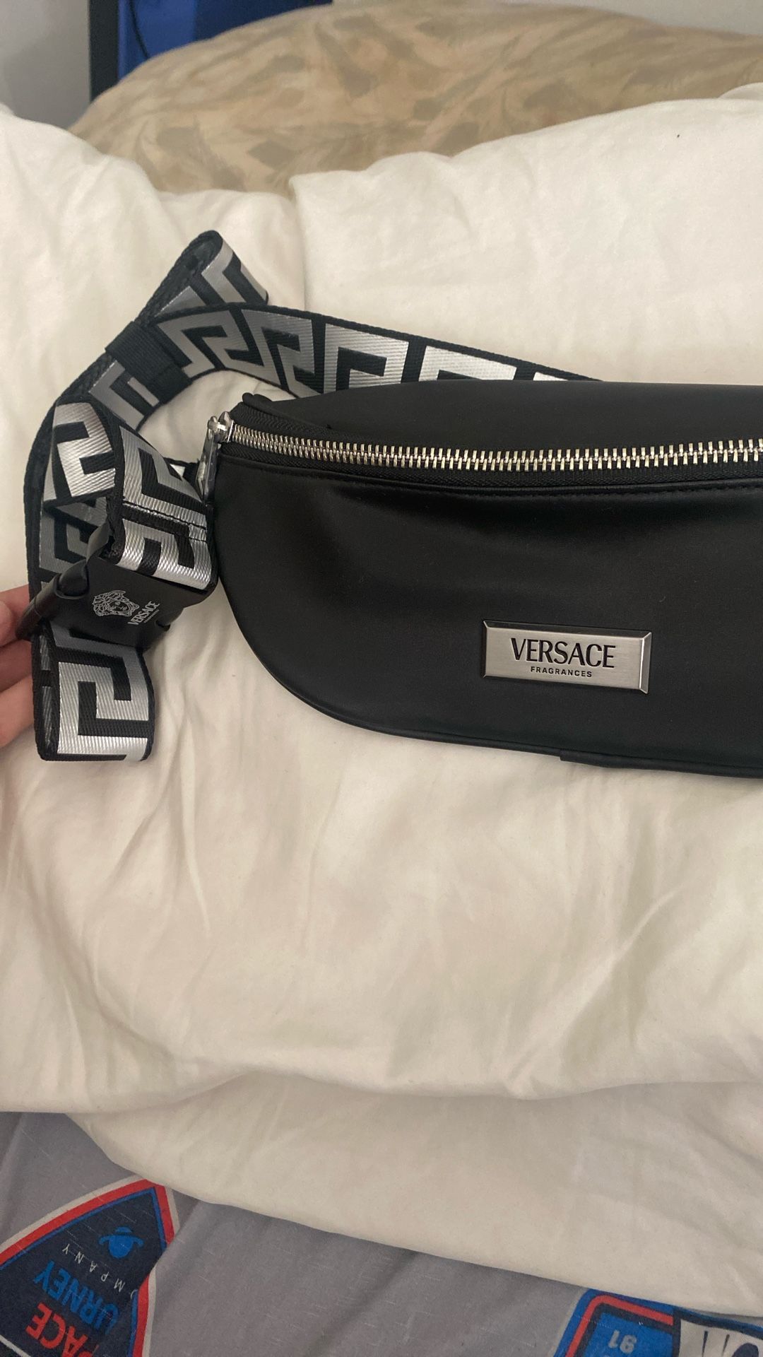 versace fragrance bag