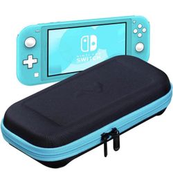 Extra Large Carrying Case for Nintendo Switch Lite, Fits Charger, Compatible with JETech Protective Case and Most Grips, Game and Accessories Storage 