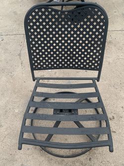 Two Outdoor Patio Furniture Hampton Bay Set Porch Seat Chairs 