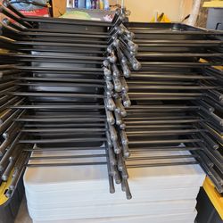 30 Black Metal Folding Chairs