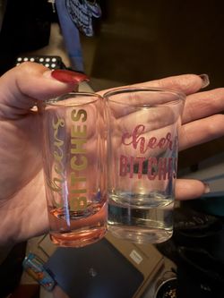 Cheers Bitches Shot Glasses