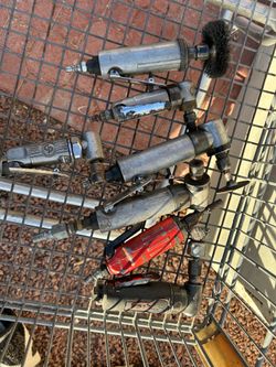 Lot of pneumatic die grinders