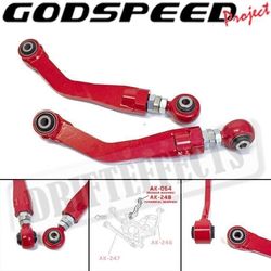 Godspeed AK-064-D Adjustable Rear Upper Camber Arms Kit w/ Spherical Bearings Alignment Suspension For Dodge Magnum (LX) 2005-08