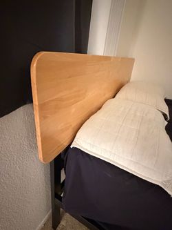 Wooden Bedframe Natural Light Wood (full)