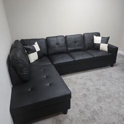 Black Sectional 