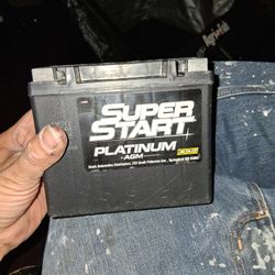 Super Start Platinum Agm Part No. AUX 12