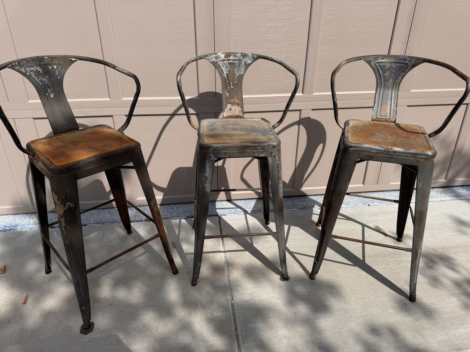 30” Metal Bar Stools All For $30 .