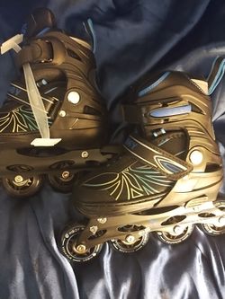 Hi Boy Inline Skates With Light Up Wheels