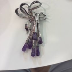 Antonio Pineda Vintage Mexican Sterling Silver Amethyst Dangles Large Brooch Pin