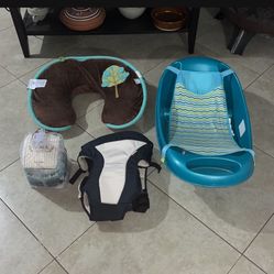 Mama Koala Diapers, Papa Baby Carrier, Original Boppy Pillow, Bathtub