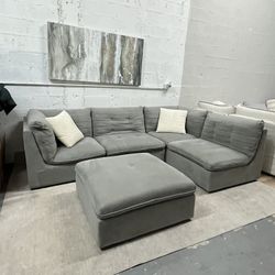 Gray Modular Sectional  