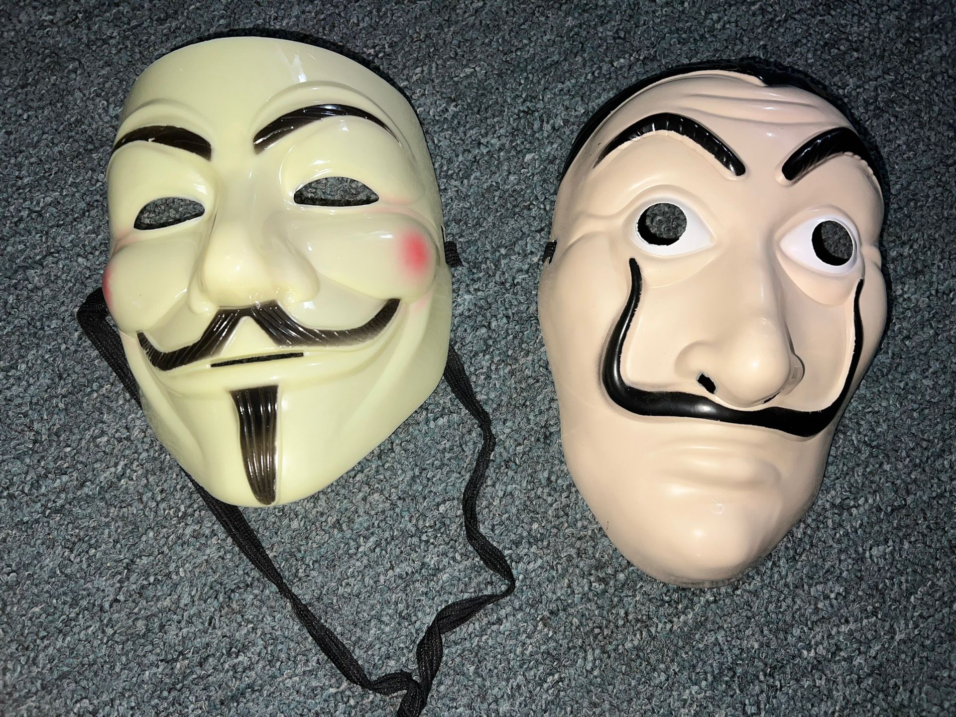 Dali And Anonymous Masks