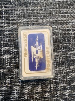 Vintage mini Disneyland playing cards