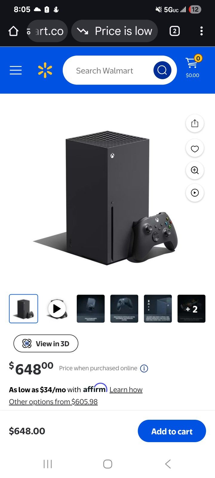 Xbox Series X 1tb Disc Edition