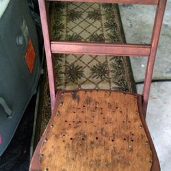 Antique Folding Chair From New England