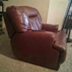 Free Recliner, Ottoman And Sleeper Couch (Needs Minor Repair)