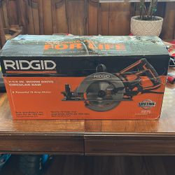 RIDGID THRUCOOL 15 Amp 7-1/4 in. Worm Drive Circular Saw