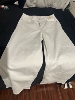 Brand New white high rise pants