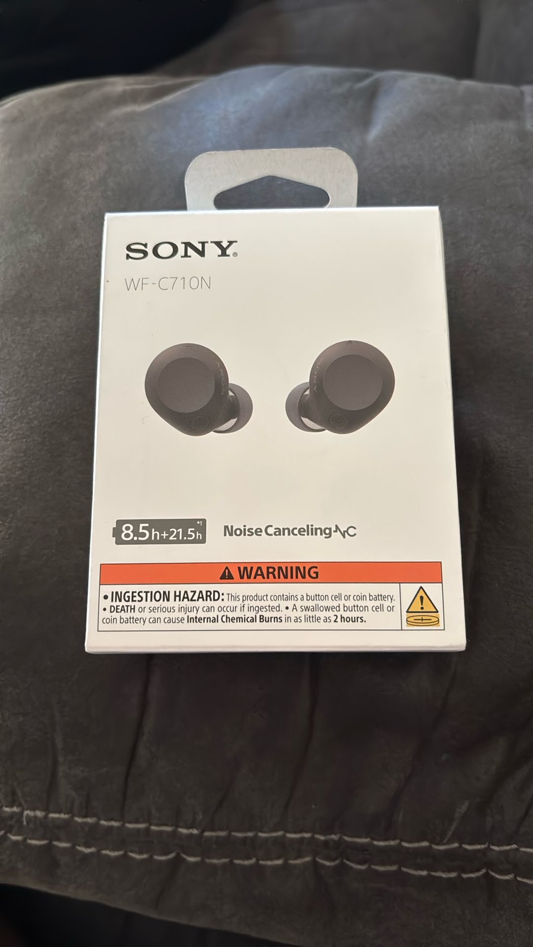 Sony WF-C710N Truly Wireless Noise -Cancellation Earbuds (Black)