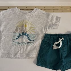 Carters 3-6 Month T-shirt/shorts Outfit