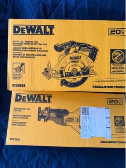 Dewalt reciprocating & circular saw