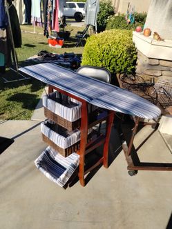 Iron board with 3 drawers